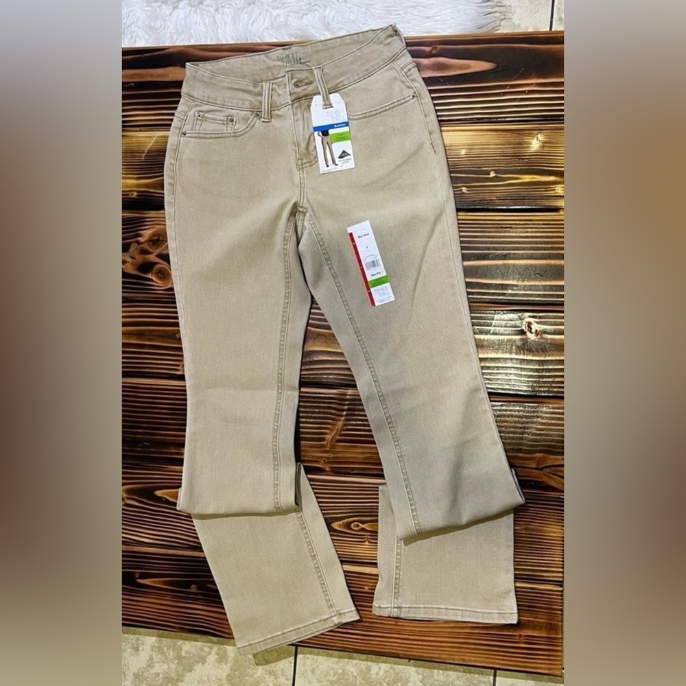 Time and Tru Women's Tan Bootcut Leg Jeans